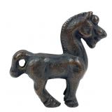 Miniature Chinese Ming Horse Figurine Metal