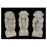 Three Wise Monkeys statue Figurines Set