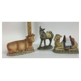 Goebel Ox, Donkey, Camel Figurines 1996