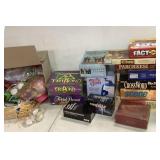 Luau Supplies, Board Games: Trivial Pursuit, Clue,