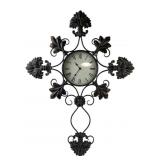 Iron Wall Clock With Roman Numerals