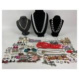 Costume Jewelry: Cut out coin necklace, Krementz
