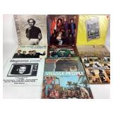 Vinyl Records: Heart, Van Morrison, Village People