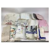 Embroidered, Printed, And Lace Linens