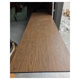 Folding Table With Wood Laminate Top