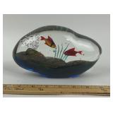 Marco Polo Murano Glass Aquarium Sculpture