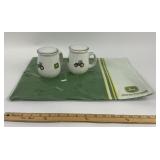 John Deere Placemats, Salt And Pepper Shakers
