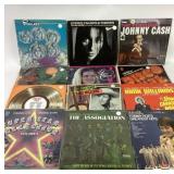 Vinyl Records: Cher, Johnny Cash, Hank Williams, T