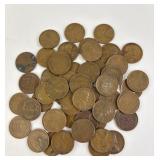 50 Wheat Pennies