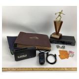 RadioShack Cassette Player, Recoton Decoder, Vinyl