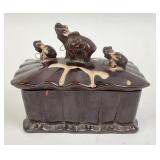 Vintage Elephant Trinket Box