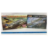 Monogram F-102 Delta Dagger, F-84G Thunderjet