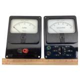 Simpson Amperes & Microamperes Meters