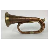 Copper Brass Bugle With Mouthpiece