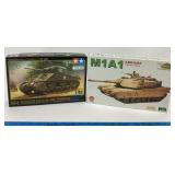 Tamiya M4 Sherman, Meng M1A1 Abrams 1:48 Scale