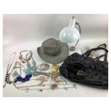 Jewelry, Belt, Hat, Lamp, Purse