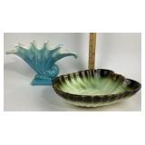 Royal Haeger Vase, Ceramic Dish