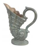 Mid-Century USA Ceramic Shell Pitcher
