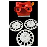 View-Master 3D Red Viewer, Cartoon Reels
