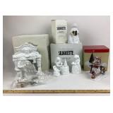 Dept 56 Winter Silhouette Porcelain Decor, Snow Gl
