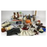 Books, Religious Figurines, Decor, Candleholders