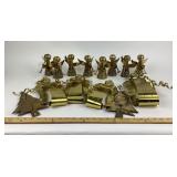 Brass Angel, Tree Candle Holders, Die Cut Angel Me