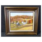 Vermont landscape Framed artwork