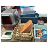 Storage Bins, Wicker Baskets, SioScan Clock