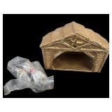 Gold Nativity Creche With Light Accessory