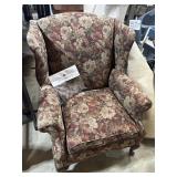 Floral wingback chair - Smith Brothers of Berne