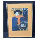 framed art print Ambassadeurs Aristide Bruant