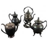 Silver-Plated Coffee and Tea Service Set