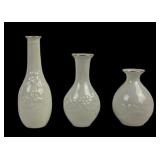 Lenox Porcelain Bud Vases With Floral Motifs