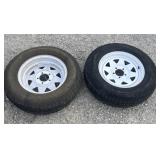 2 Tex-Star trailer tires