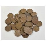 50 Wheat Pennies