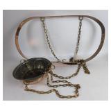 Copper Hanging Plant Holder With Chains