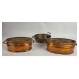 Copper Pots With Brass Handles