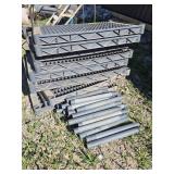 Plastic Shelving Unit - 10 Shelves 24 in. X 36