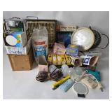 GE Light Bulbs, Husky Plastic Drop Cloth, Utility
