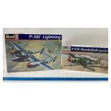Revell P-38J Lightning, P-47D Thunderbolt Models