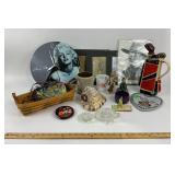 Marilyn Monroe Clock, Sakroots Clutch, Shell, Phot