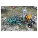 Garden hoses, wheeled reel