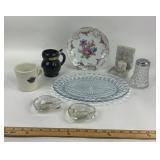 Bavaria Plate, Glass Tray, Ninja Mug, ï¿½Fostoria Su
