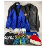 Marlboro Jacket, Back Beach Leather Jacket, AC/DC
