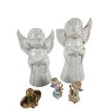 Porcelain Angel Figurines, Christopher Collection