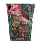 Holiday Carousel Animated Musical Decoration