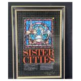 Framed print Sister Cities Ft Wayne, Takaoka Japan