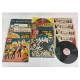 Children's Vinyl Records: Aladdin, Pinocchio, Hot