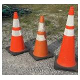 3 traffic Cones