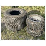 4 tires: Carlisle, Bridgestone AG Mower